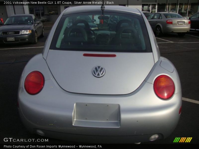 Silver Arrow Metallic / Black 2001 Volkswagen New Beetle GLX 1.8T Coupe