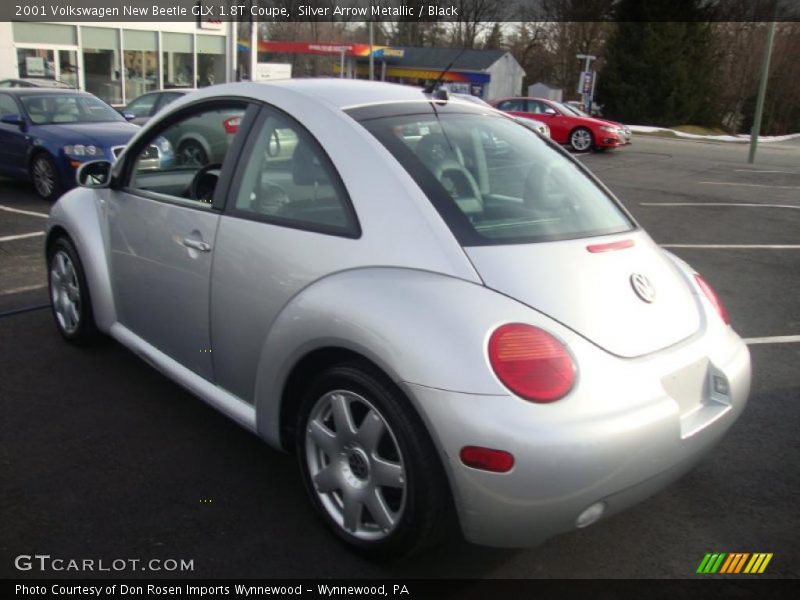 Silver Arrow Metallic / Black 2001 Volkswagen New Beetle GLX 1.8T Coupe