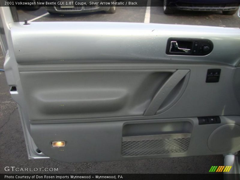 Silver Arrow Metallic / Black 2001 Volkswagen New Beetle GLX 1.8T Coupe