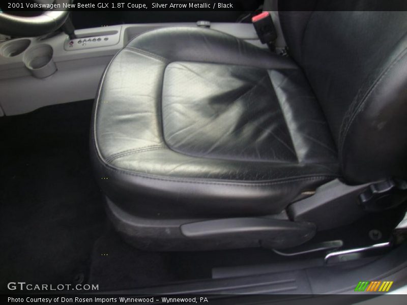Silver Arrow Metallic / Black 2001 Volkswagen New Beetle GLX 1.8T Coupe