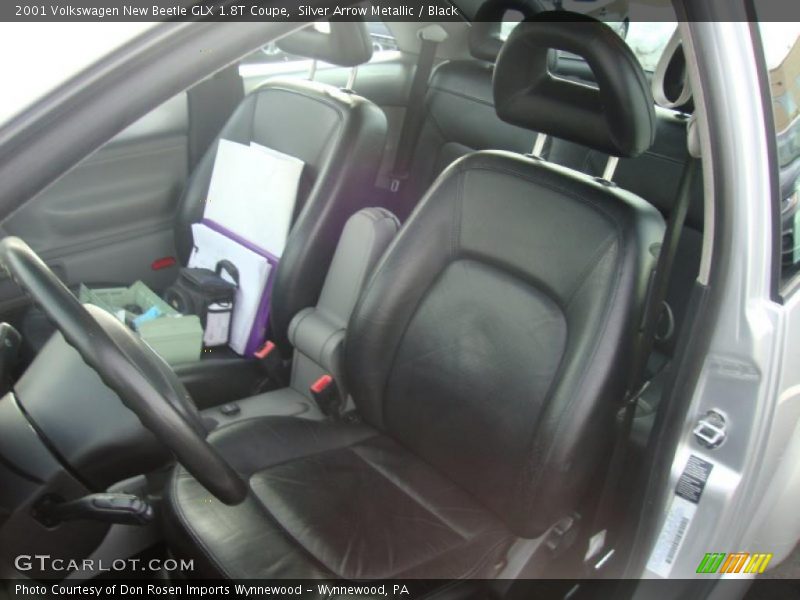 Silver Arrow Metallic / Black 2001 Volkswagen New Beetle GLX 1.8T Coupe