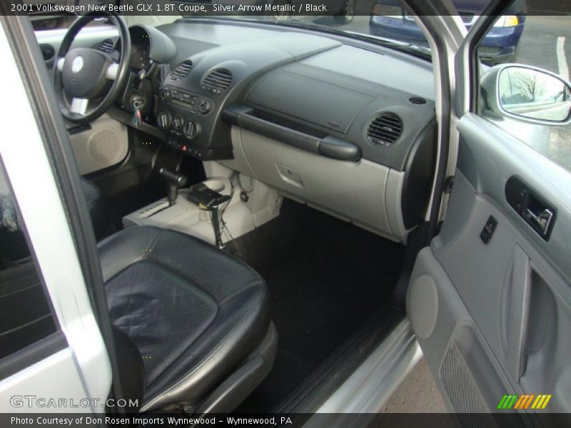 Silver Arrow Metallic / Black 2001 Volkswagen New Beetle GLX 1.8T Coupe