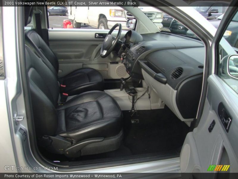 Silver Arrow Metallic / Black 2001 Volkswagen New Beetle GLX 1.8T Coupe