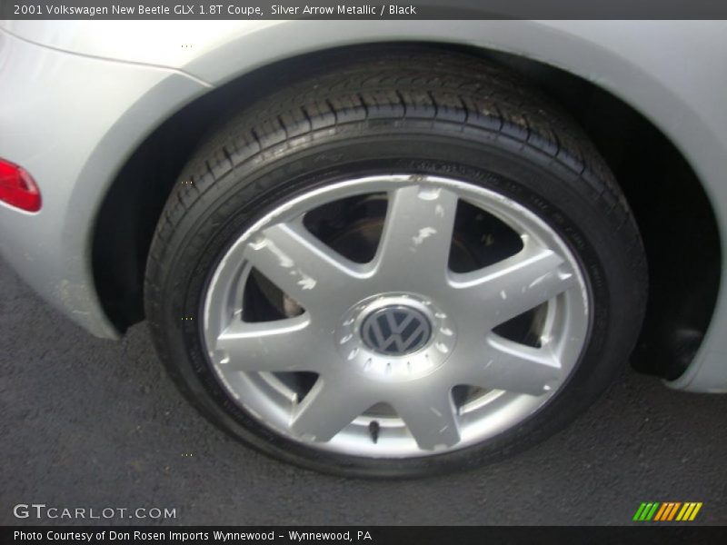 Silver Arrow Metallic / Black 2001 Volkswagen New Beetle GLX 1.8T Coupe