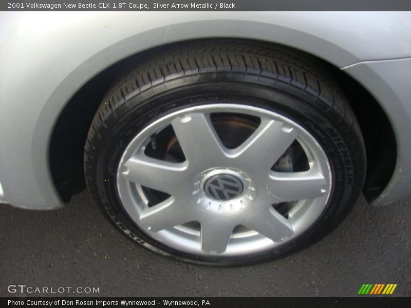 Silver Arrow Metallic / Black 2001 Volkswagen New Beetle GLX 1.8T Coupe
