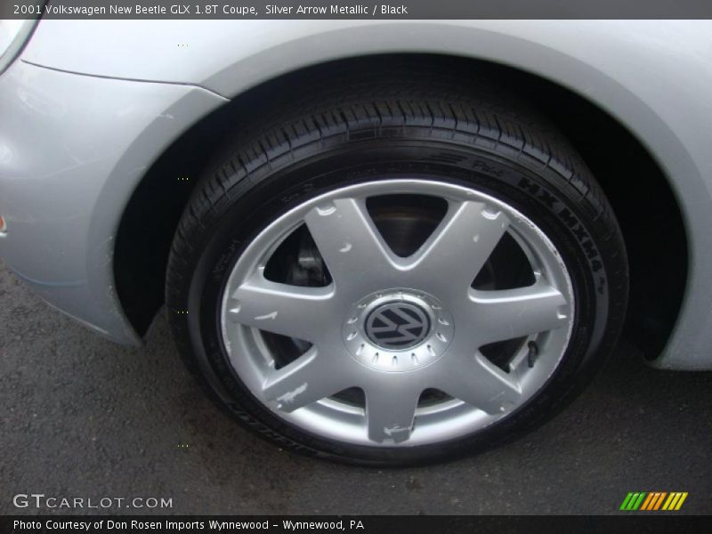 Silver Arrow Metallic / Black 2001 Volkswagen New Beetle GLX 1.8T Coupe