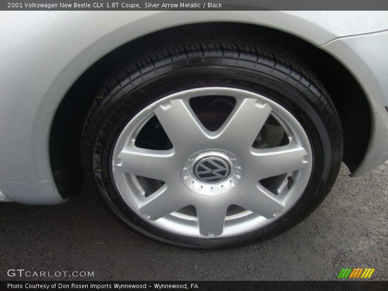 Silver Arrow Metallic / Black 2001 Volkswagen New Beetle GLX 1.8T Coupe