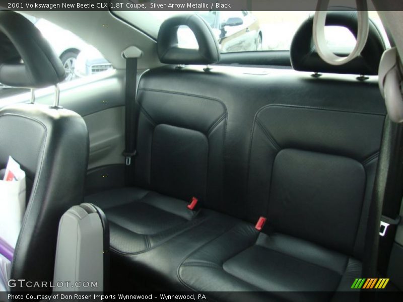 Silver Arrow Metallic / Black 2001 Volkswagen New Beetle GLX 1.8T Coupe