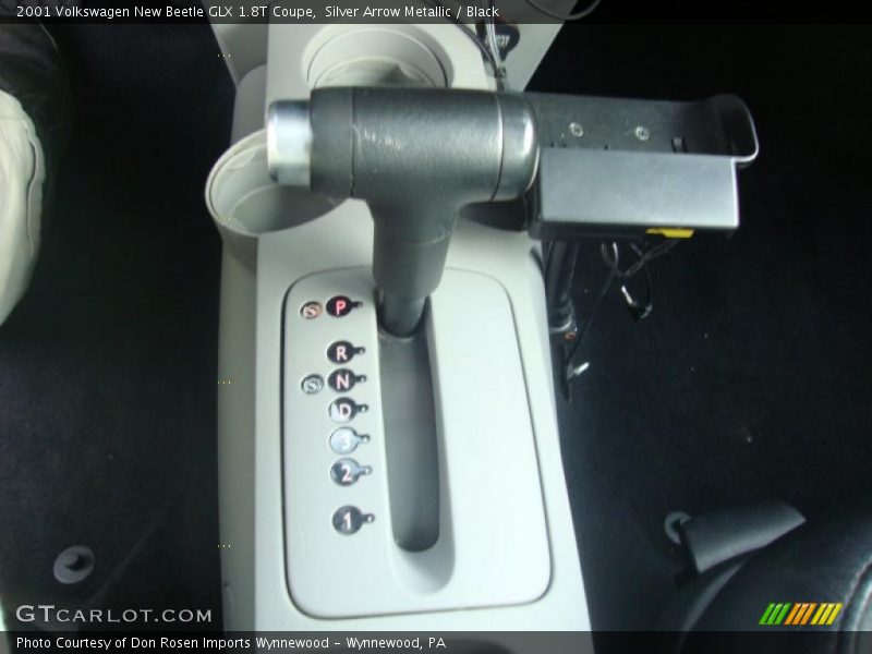 Silver Arrow Metallic / Black 2001 Volkswagen New Beetle GLX 1.8T Coupe