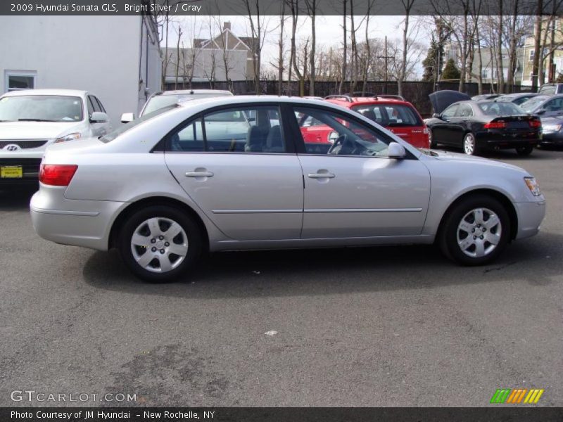 Bright Silver / Gray 2009 Hyundai Sonata GLS
