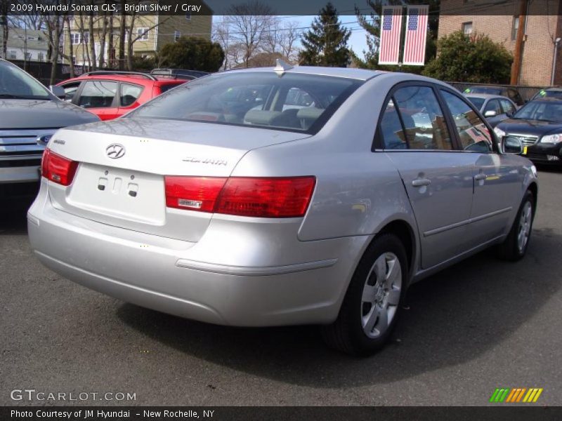 Bright Silver / Gray 2009 Hyundai Sonata GLS