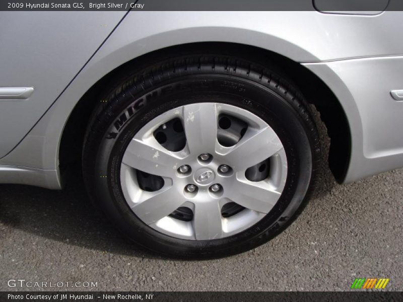 Bright Silver / Gray 2009 Hyundai Sonata GLS
