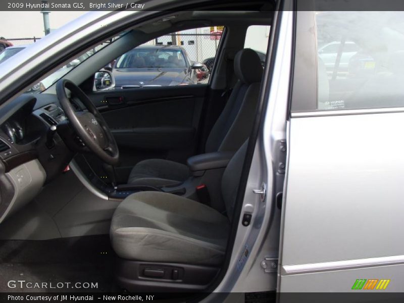 Bright Silver / Gray 2009 Hyundai Sonata GLS