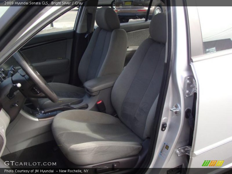 Bright Silver / Gray 2009 Hyundai Sonata GLS