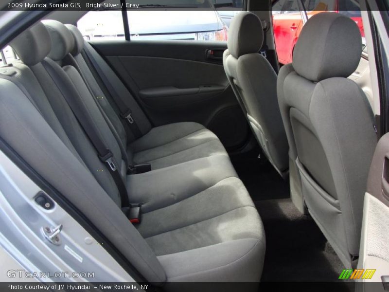 Bright Silver / Gray 2009 Hyundai Sonata GLS