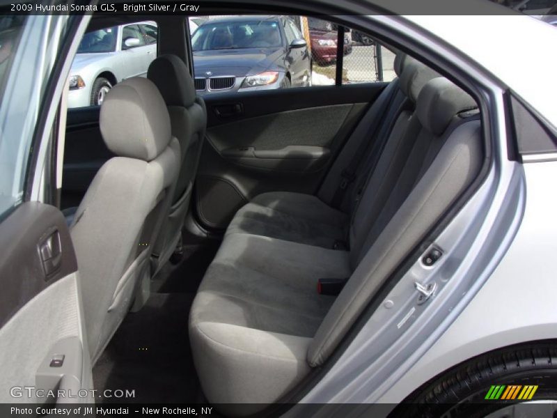 Bright Silver / Gray 2009 Hyundai Sonata GLS