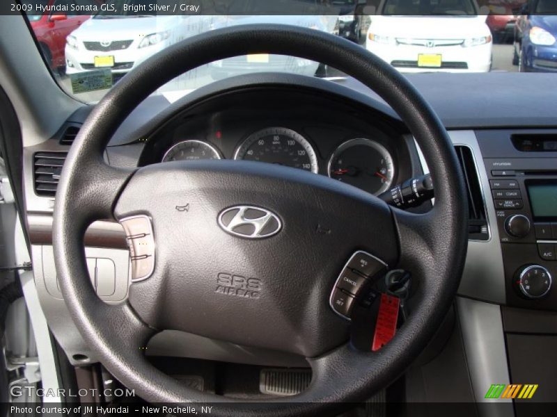 Bright Silver / Gray 2009 Hyundai Sonata GLS