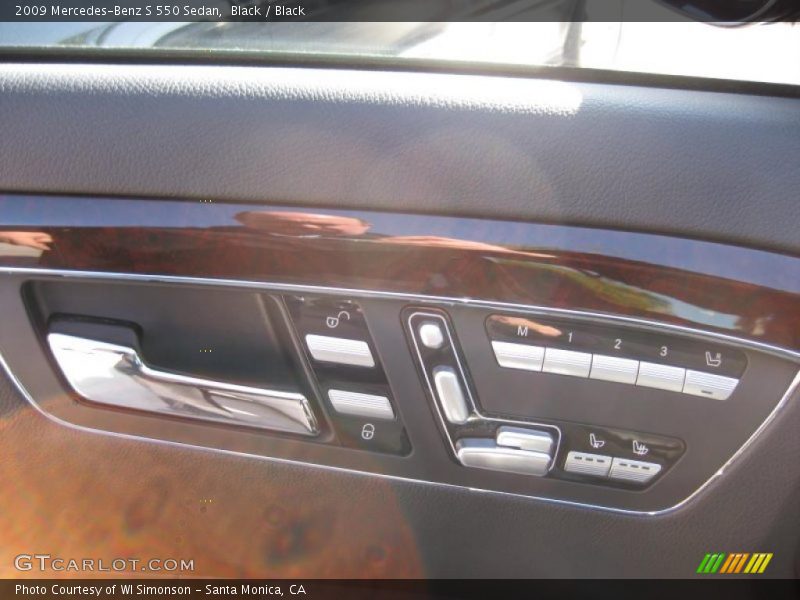 Black / Black 2009 Mercedes-Benz S 550 Sedan