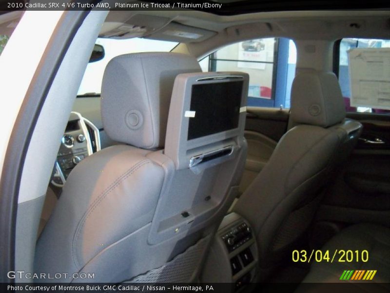 Platinum Ice Tricoat / Titanium/Ebony 2010 Cadillac SRX 4 V6 Turbo AWD