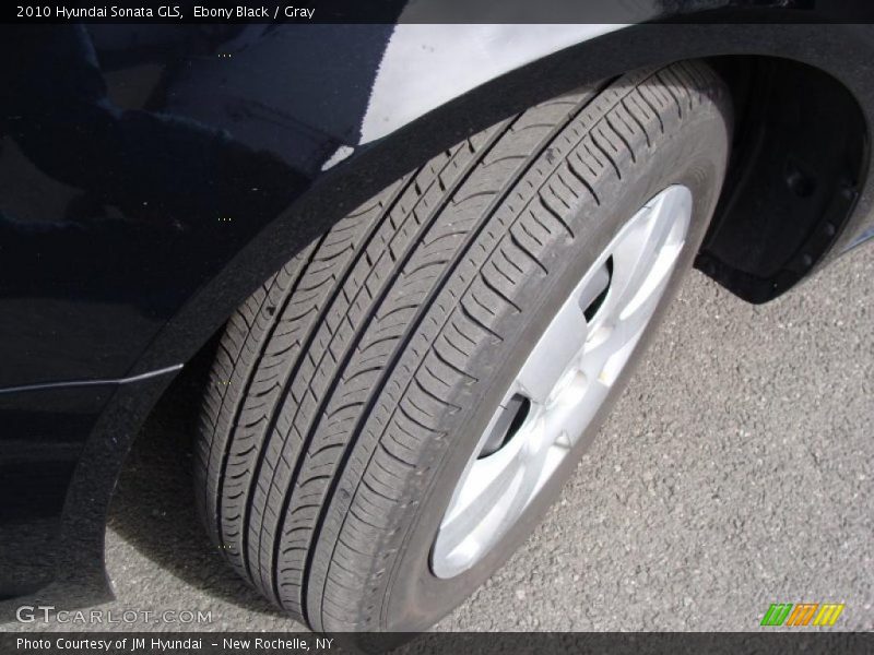 Ebony Black / Gray 2010 Hyundai Sonata GLS