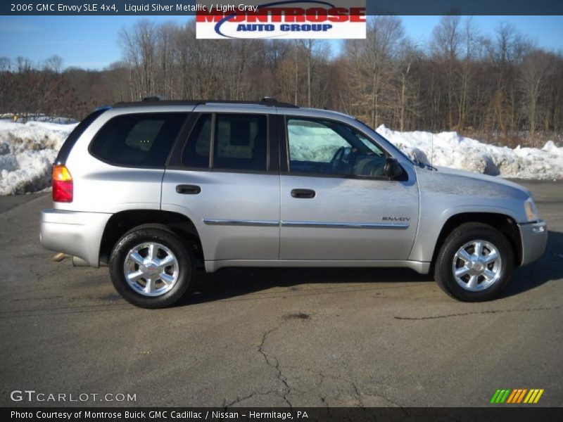 Liquid Silver Metallic / Light Gray 2006 GMC Envoy SLE 4x4