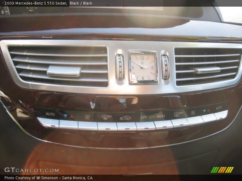 Black / Black 2009 Mercedes-Benz S 550 Sedan