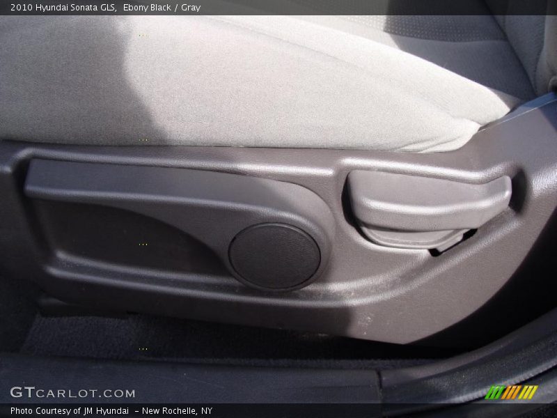 Ebony Black / Gray 2010 Hyundai Sonata GLS