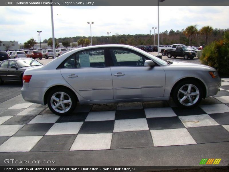 Bright Silver / Gray 2008 Hyundai Sonata Limited V6