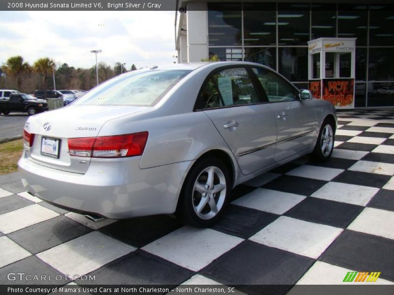 Bright Silver / Gray 2008 Hyundai Sonata Limited V6