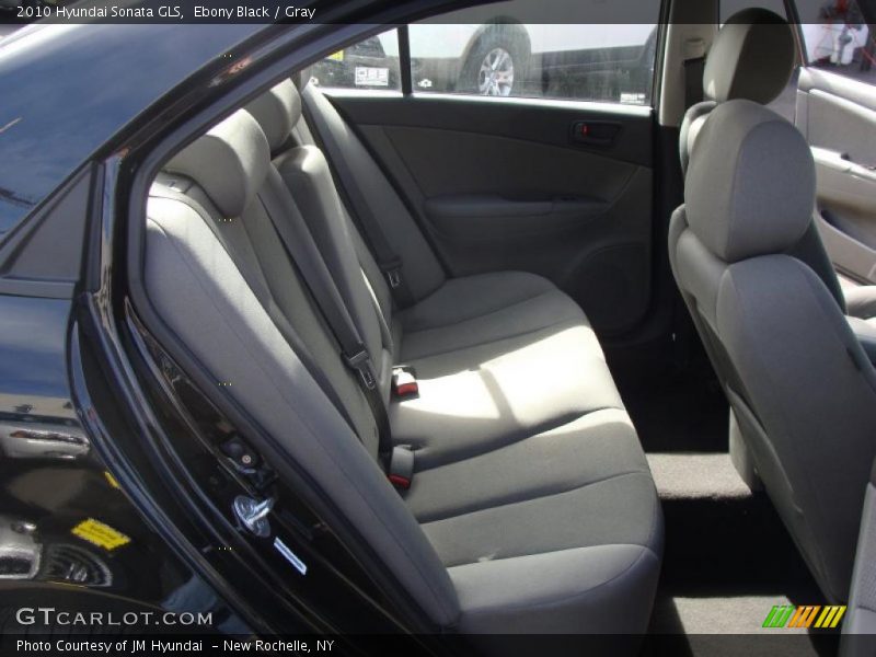 Ebony Black / Gray 2010 Hyundai Sonata GLS