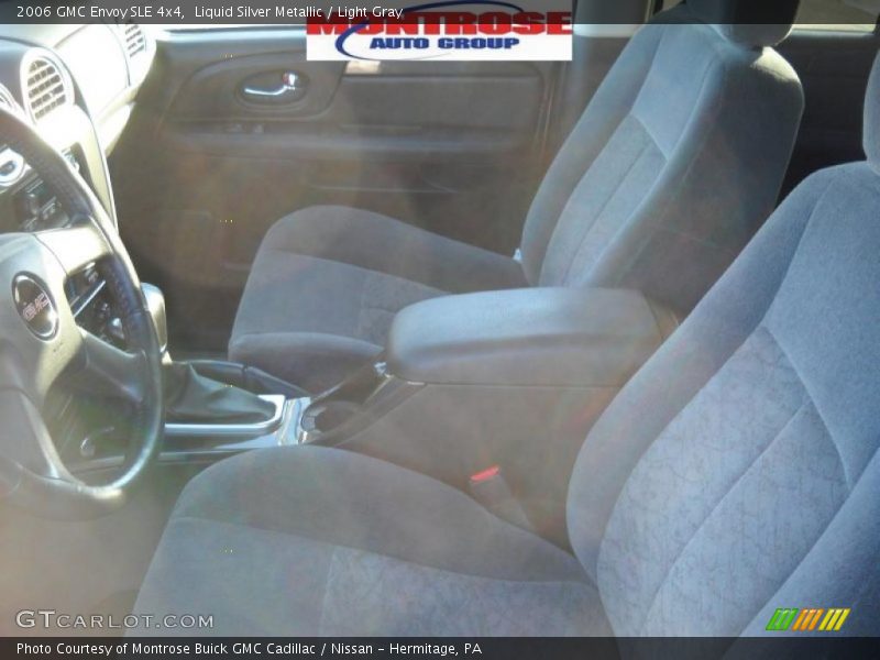 Liquid Silver Metallic / Light Gray 2006 GMC Envoy SLE 4x4