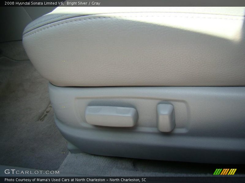 Bright Silver / Gray 2008 Hyundai Sonata Limited V6