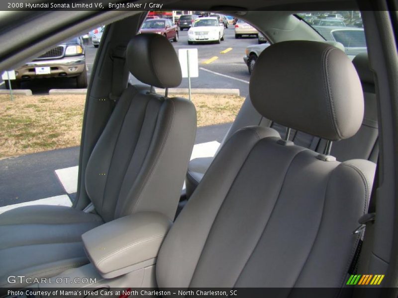Bright Silver / Gray 2008 Hyundai Sonata Limited V6