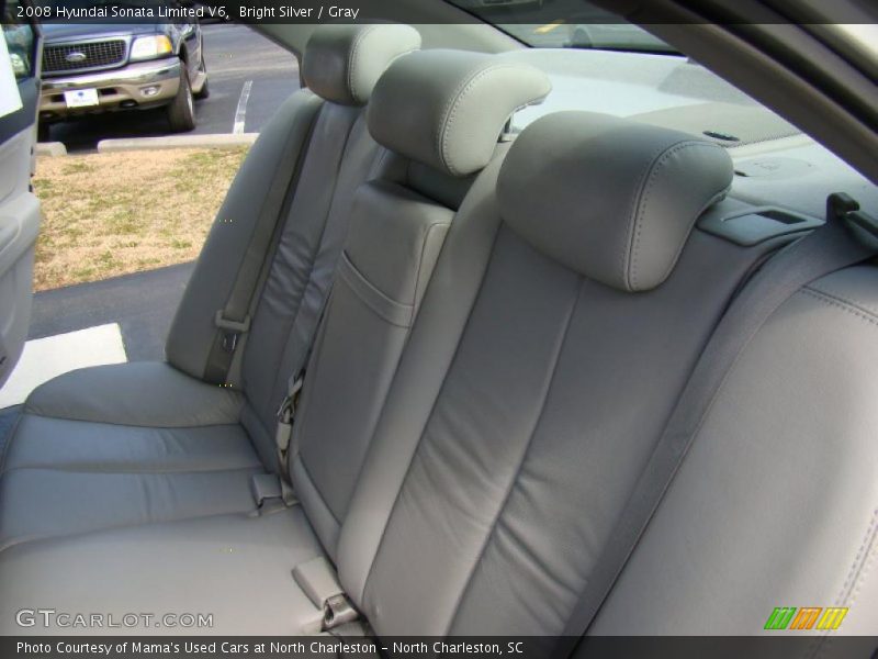 Bright Silver / Gray 2008 Hyundai Sonata Limited V6