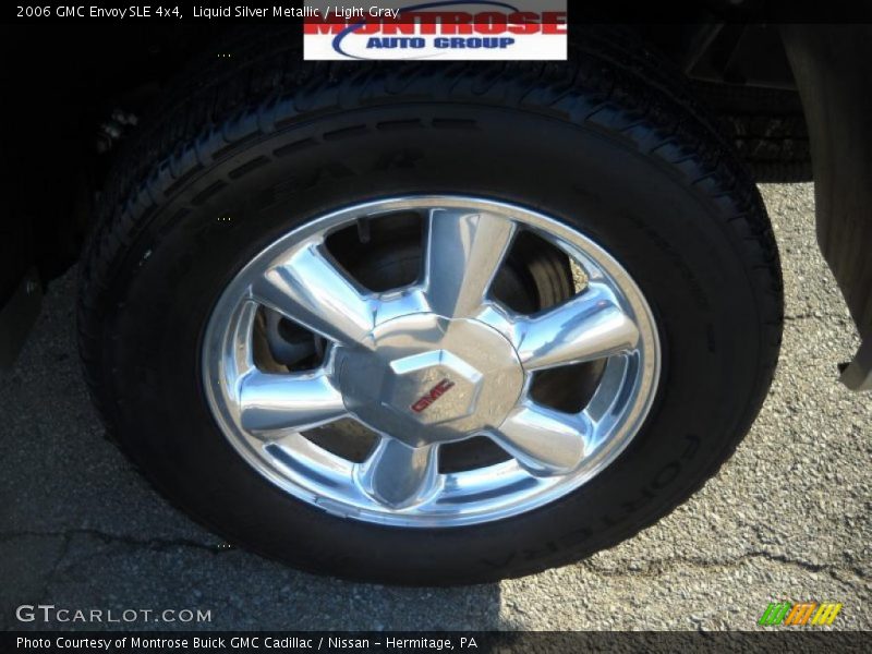 Liquid Silver Metallic / Light Gray 2006 GMC Envoy SLE 4x4