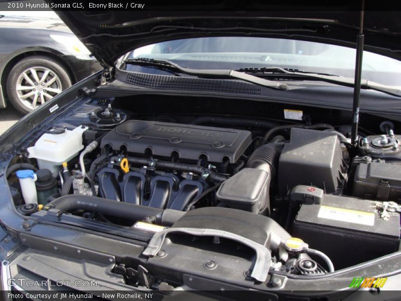 Ebony Black / Gray 2010 Hyundai Sonata GLS