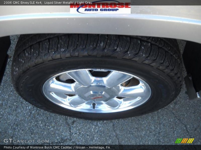 Liquid Silver Metallic / Light Gray 2006 GMC Envoy SLE 4x4