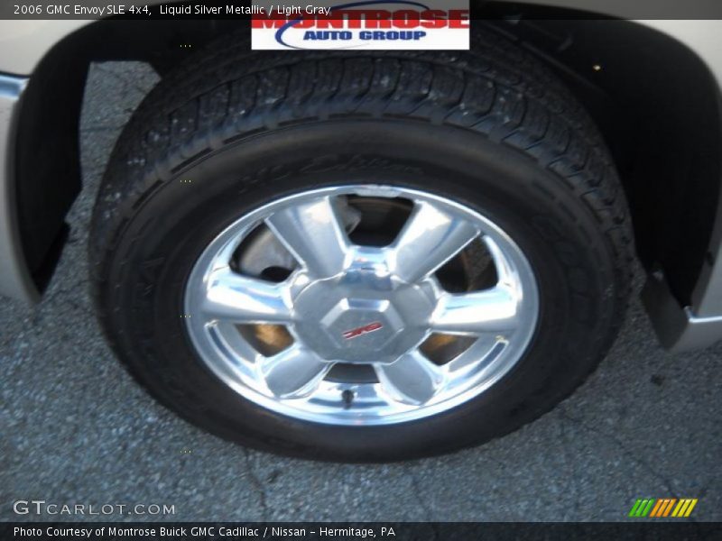 Liquid Silver Metallic / Light Gray 2006 GMC Envoy SLE 4x4