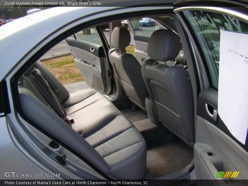 Bright Silver / Gray 2008 Hyundai Sonata Limited V6