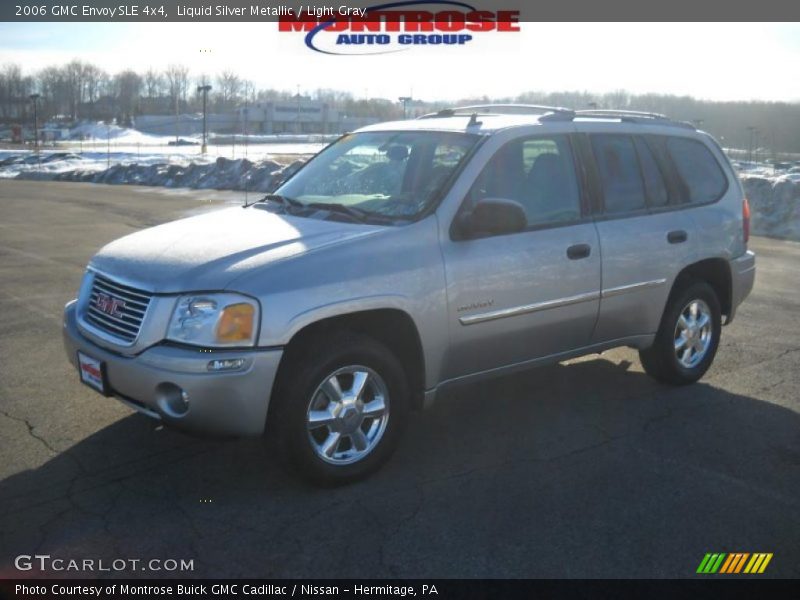 Liquid Silver Metallic / Light Gray 2006 GMC Envoy SLE 4x4