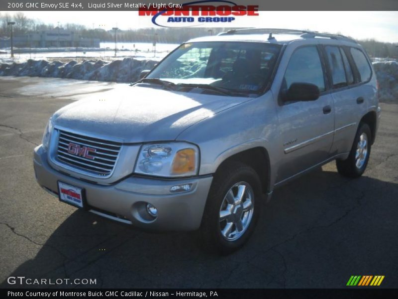 Liquid Silver Metallic / Light Gray 2006 GMC Envoy SLE 4x4