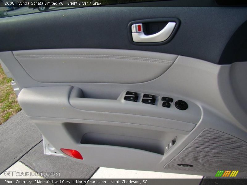 Bright Silver / Gray 2008 Hyundai Sonata Limited V6