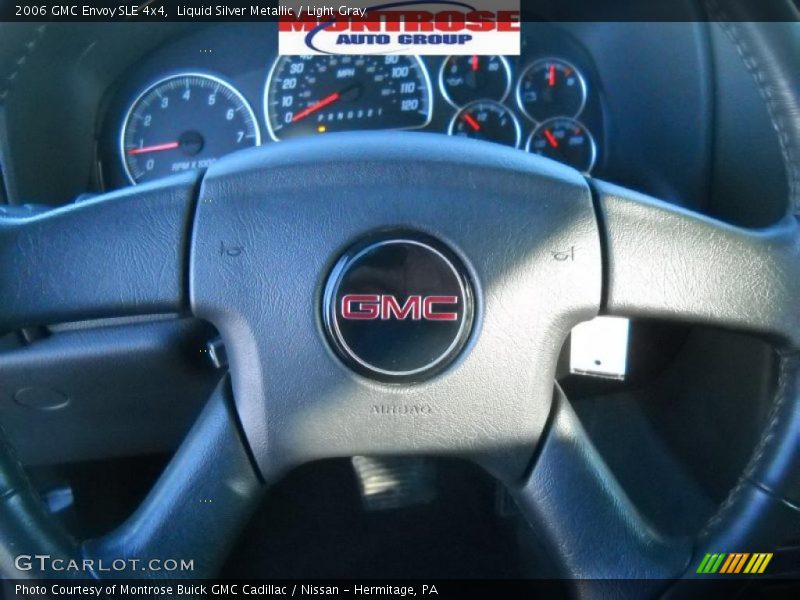 Liquid Silver Metallic / Light Gray 2006 GMC Envoy SLE 4x4
