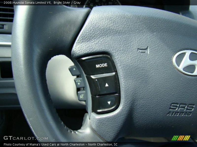 Bright Silver / Gray 2008 Hyundai Sonata Limited V6