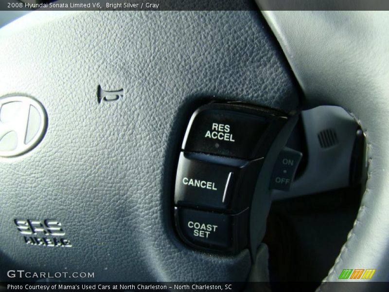Bright Silver / Gray 2008 Hyundai Sonata Limited V6