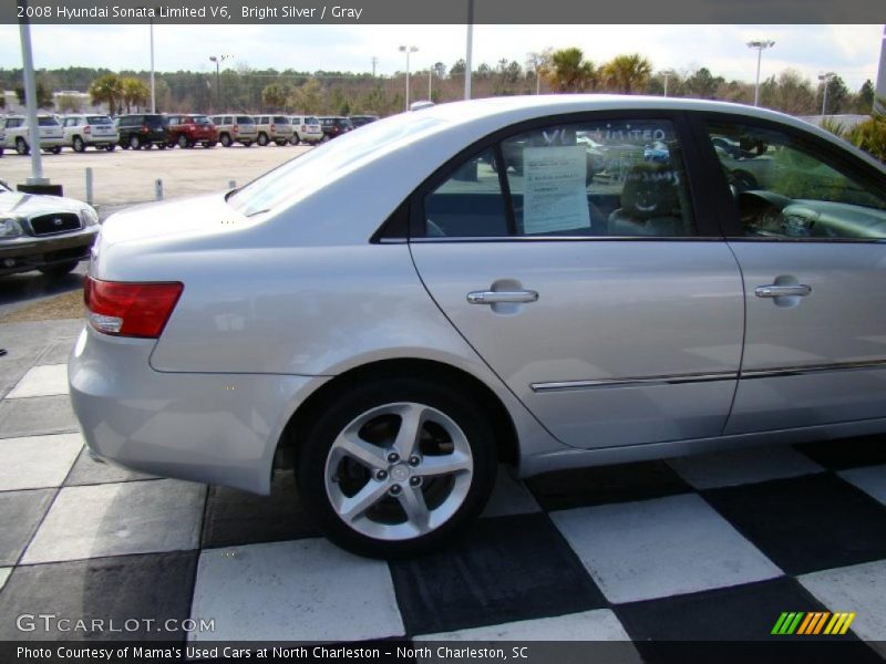 Bright Silver / Gray 2008 Hyundai Sonata Limited V6