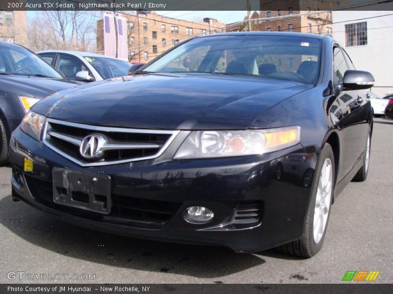Nighthawk Black Pearl / Ebony 2007 Acura TSX Sedan