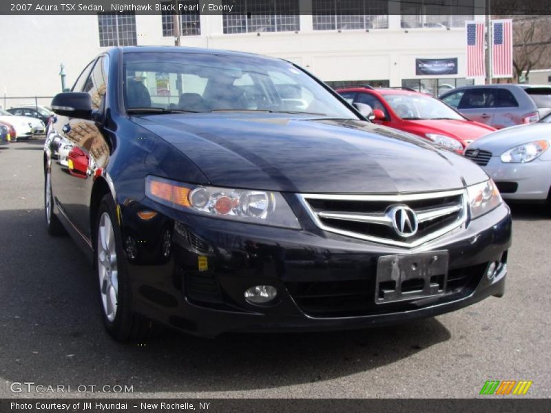 Nighthawk Black Pearl / Ebony 2007 Acura TSX Sedan