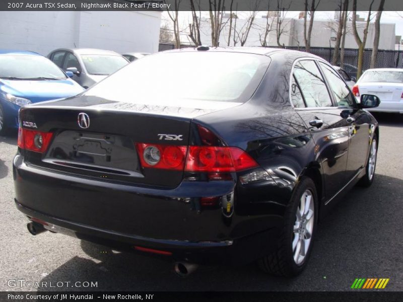 Nighthawk Black Pearl / Ebony 2007 Acura TSX Sedan
