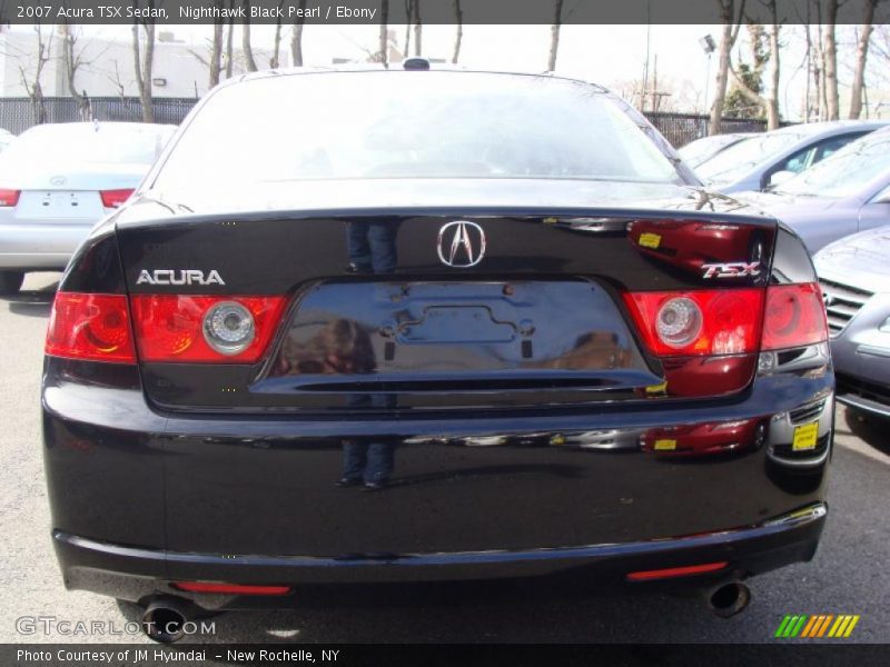 Nighthawk Black Pearl / Ebony 2007 Acura TSX Sedan